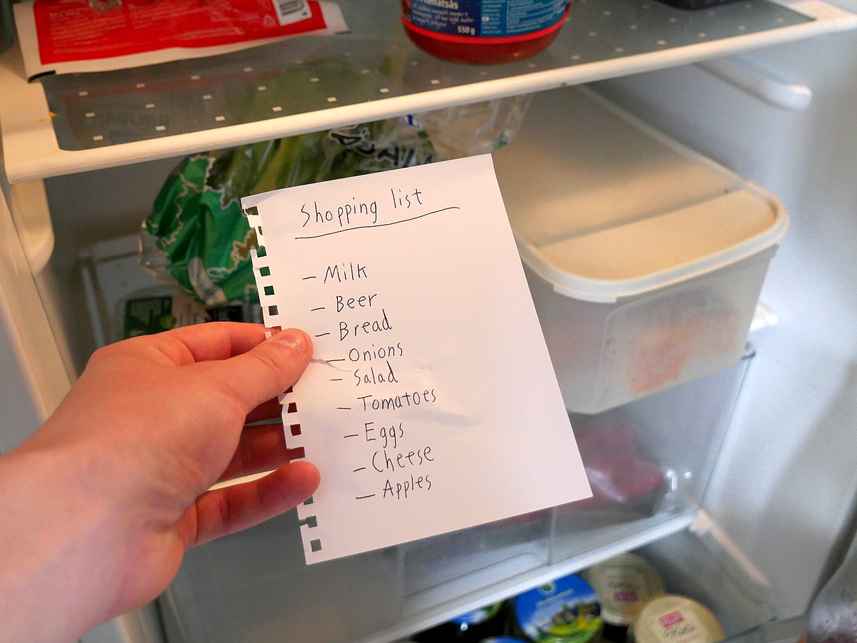 Uni shopping list