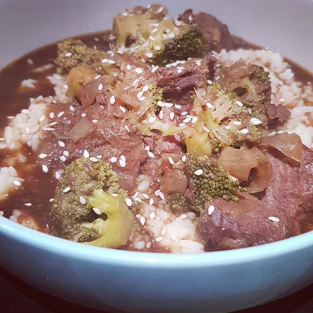 Sesame beef and broccoli recipe