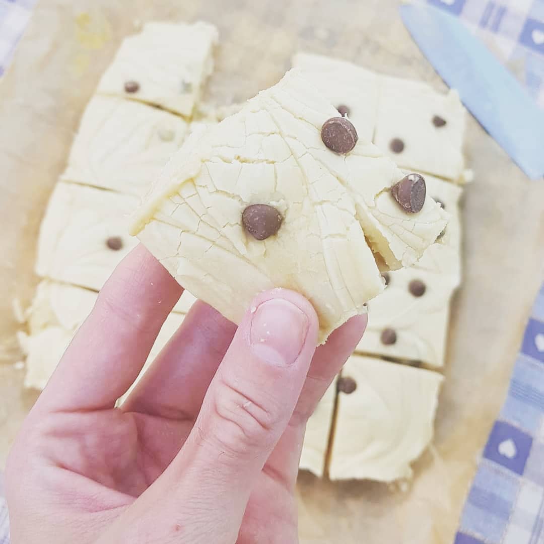 chocolate chip cookie dough fudge